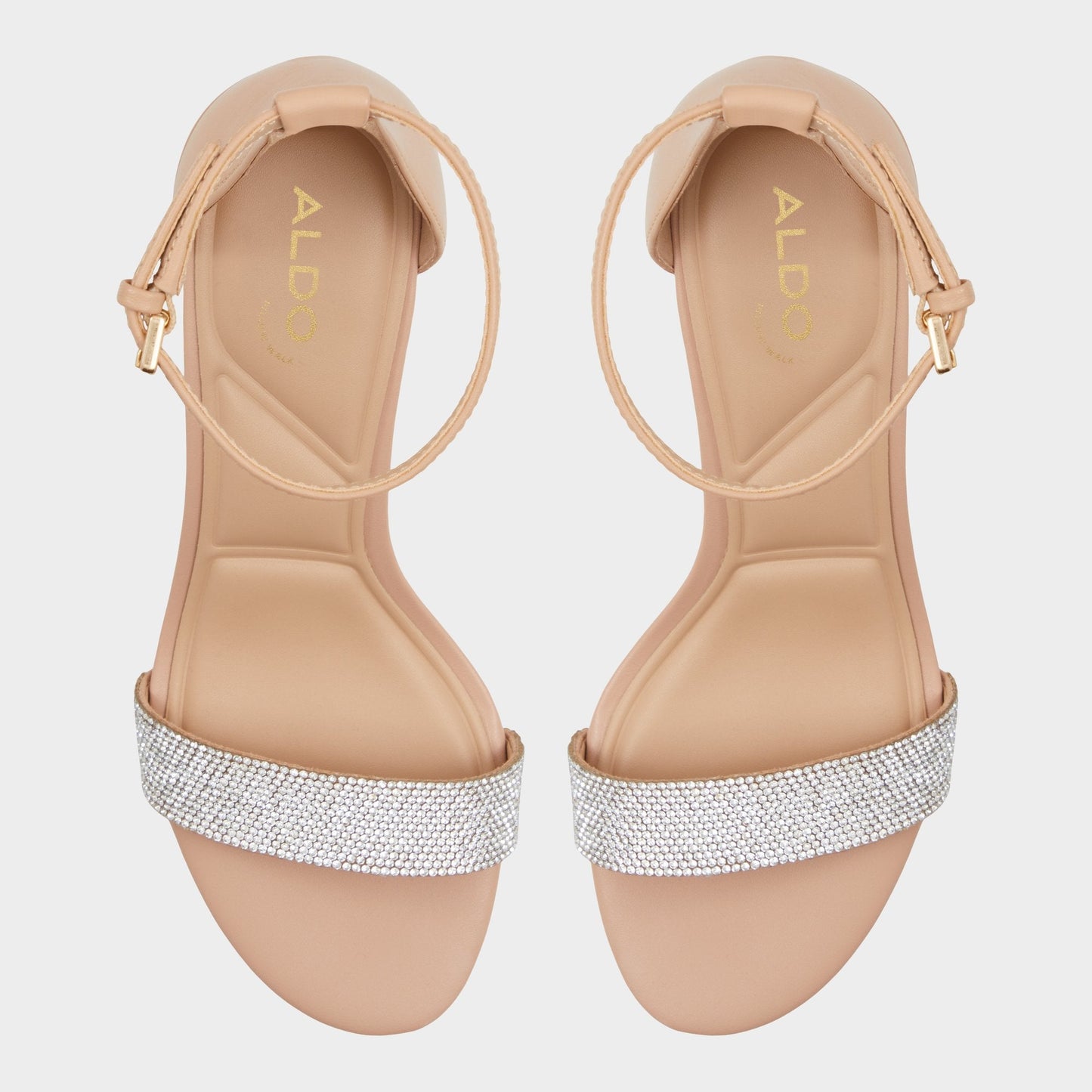 Pristine in Bone - Strappy sandal, Block heel Aldo Bone
