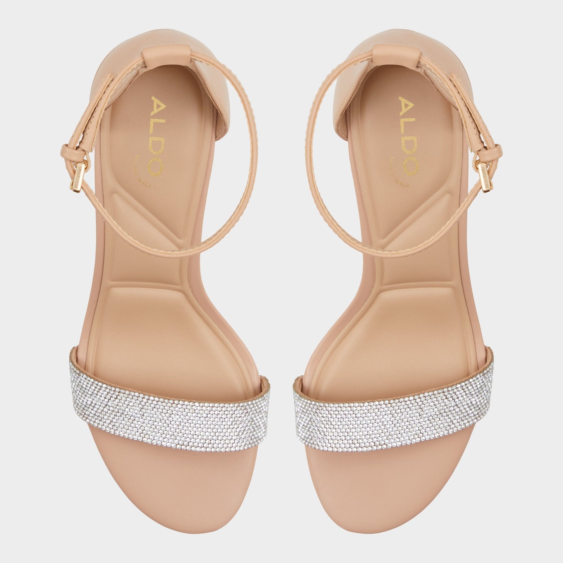 Pristine in Bone - Strappy sandal, Block heel Aldo Bone