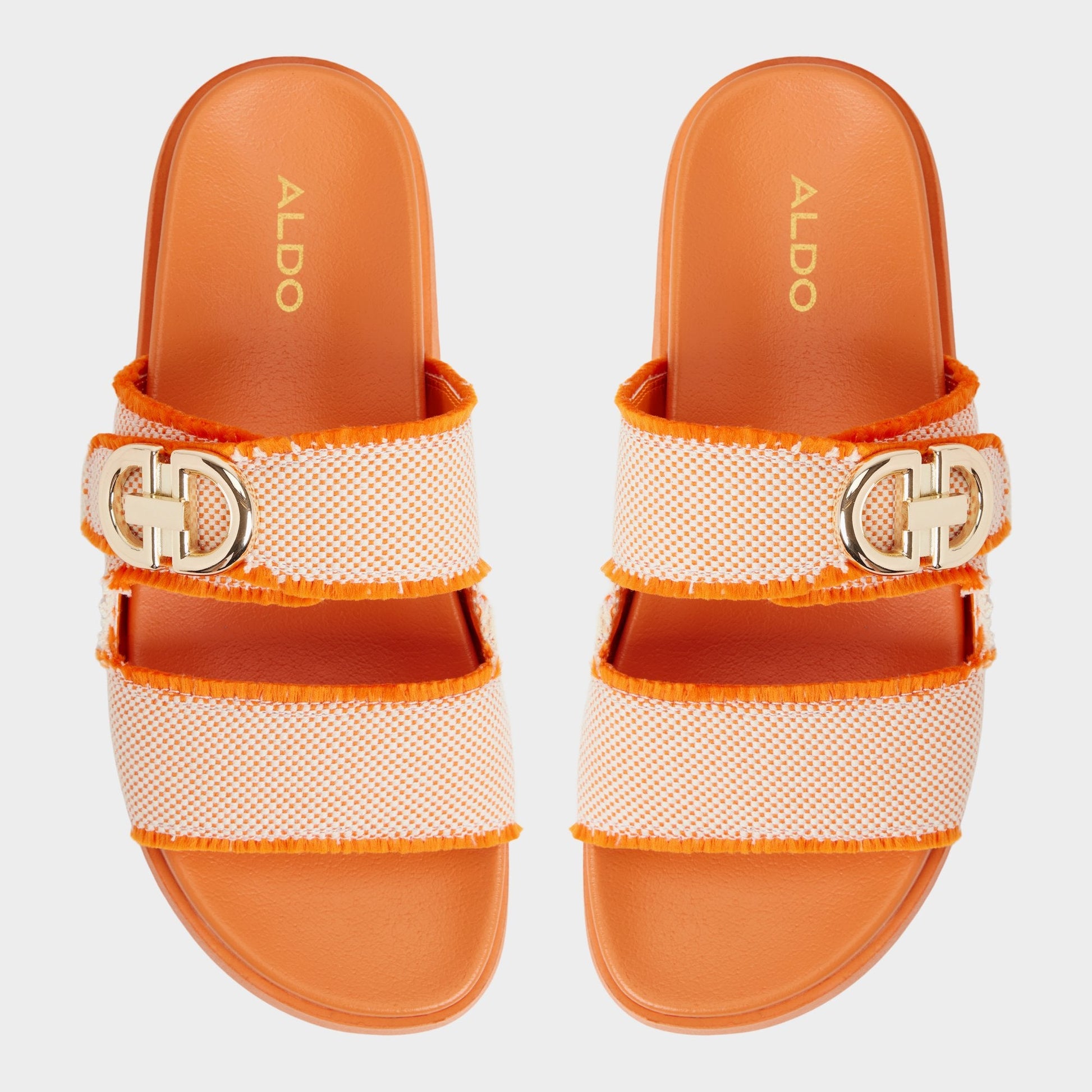 Daisymae Orange Women's Footbed sandals -  Aldo Orange