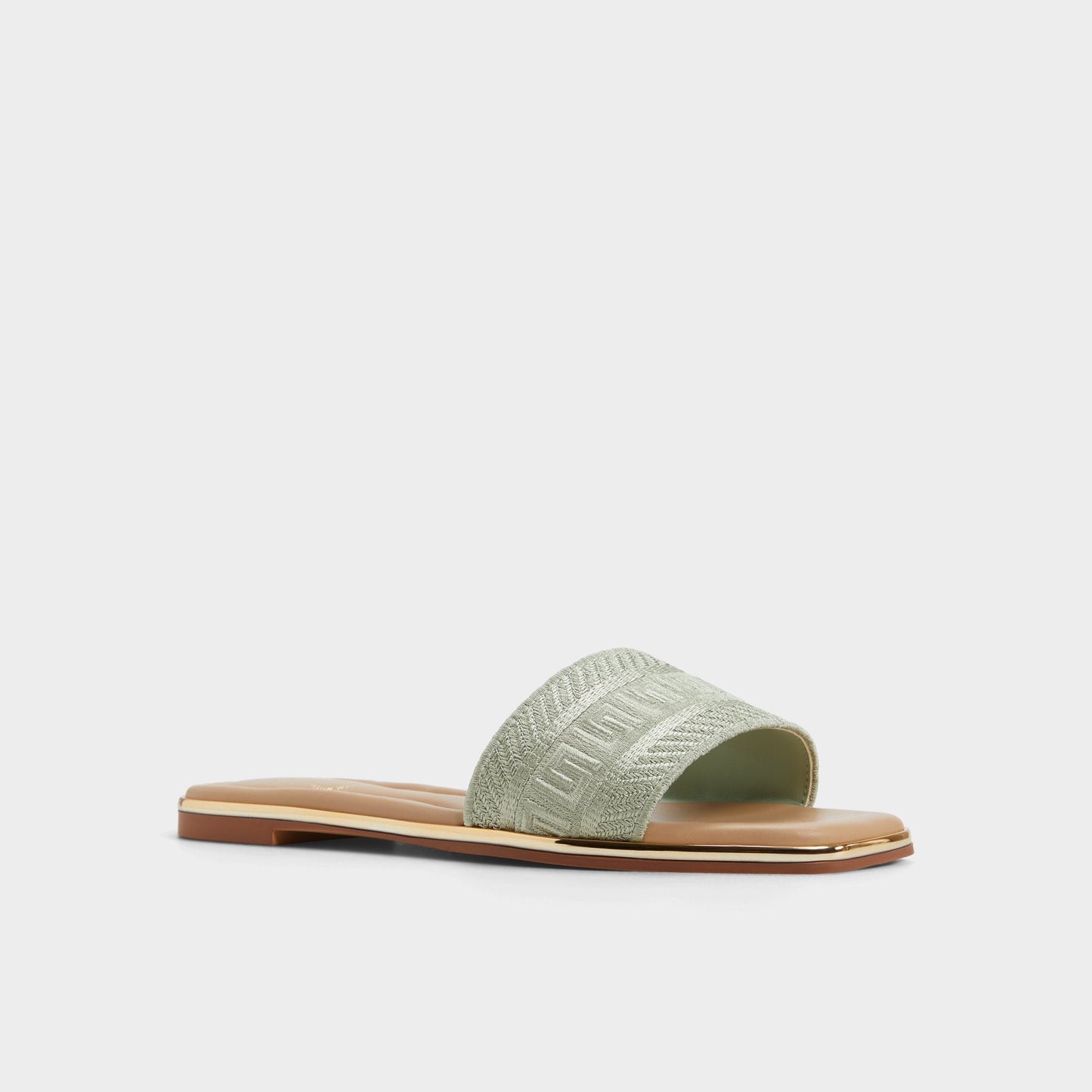Oceania-xt Other Green Women's Flats - Slide sandal Aldo Other Green
