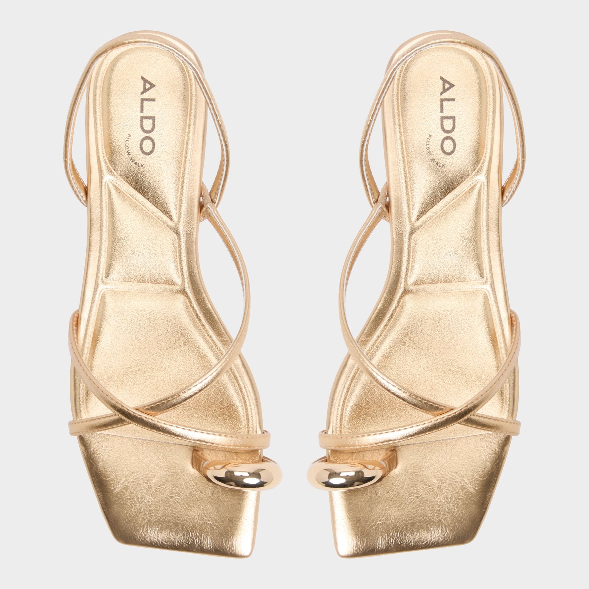 Synthesa Gold Women's Travel essentials - Flip flop Aldo Gold