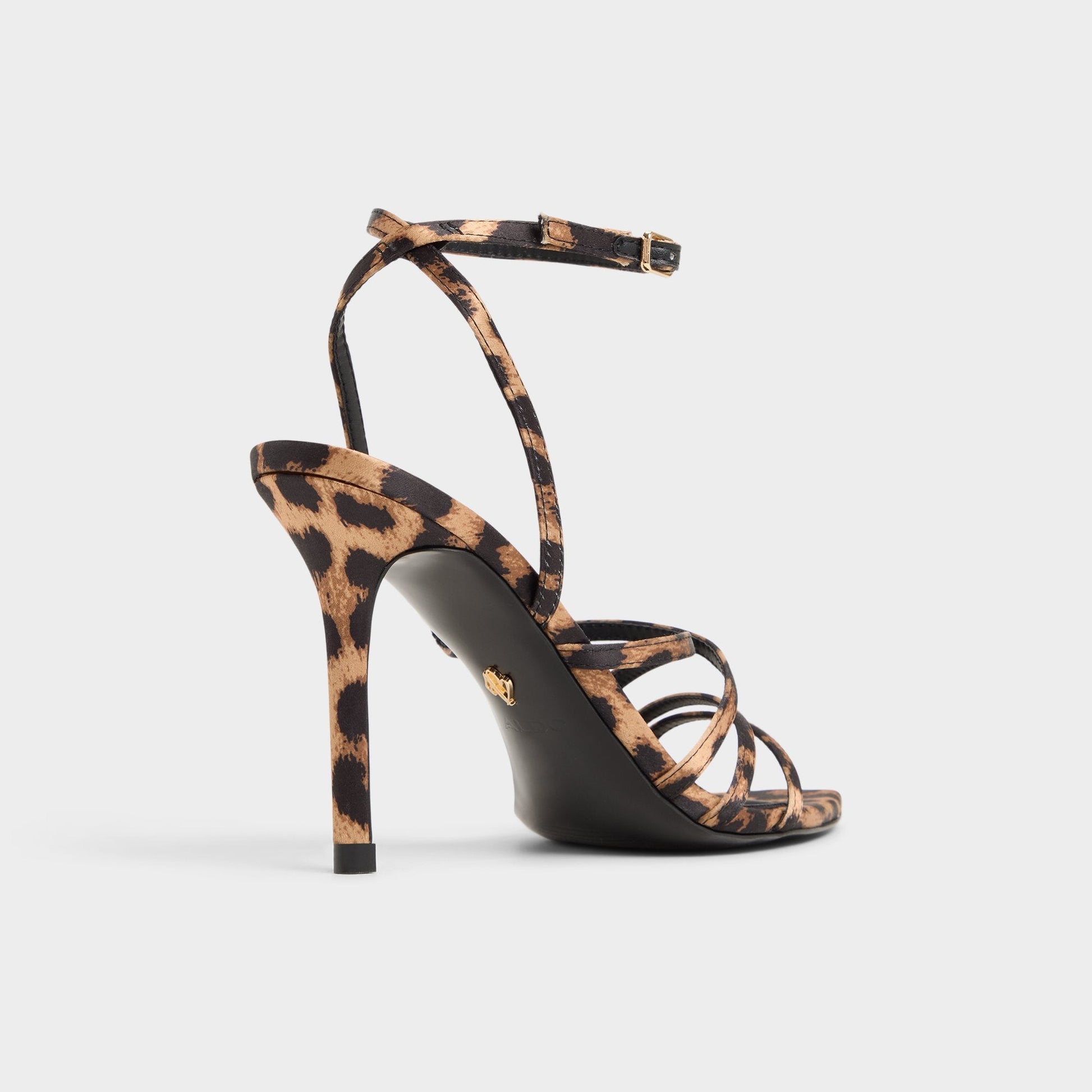 Solania Brown Multi Women's Strappy sandals - Strappy heeled sandal, Stiletto heel Aldo Brown Multi