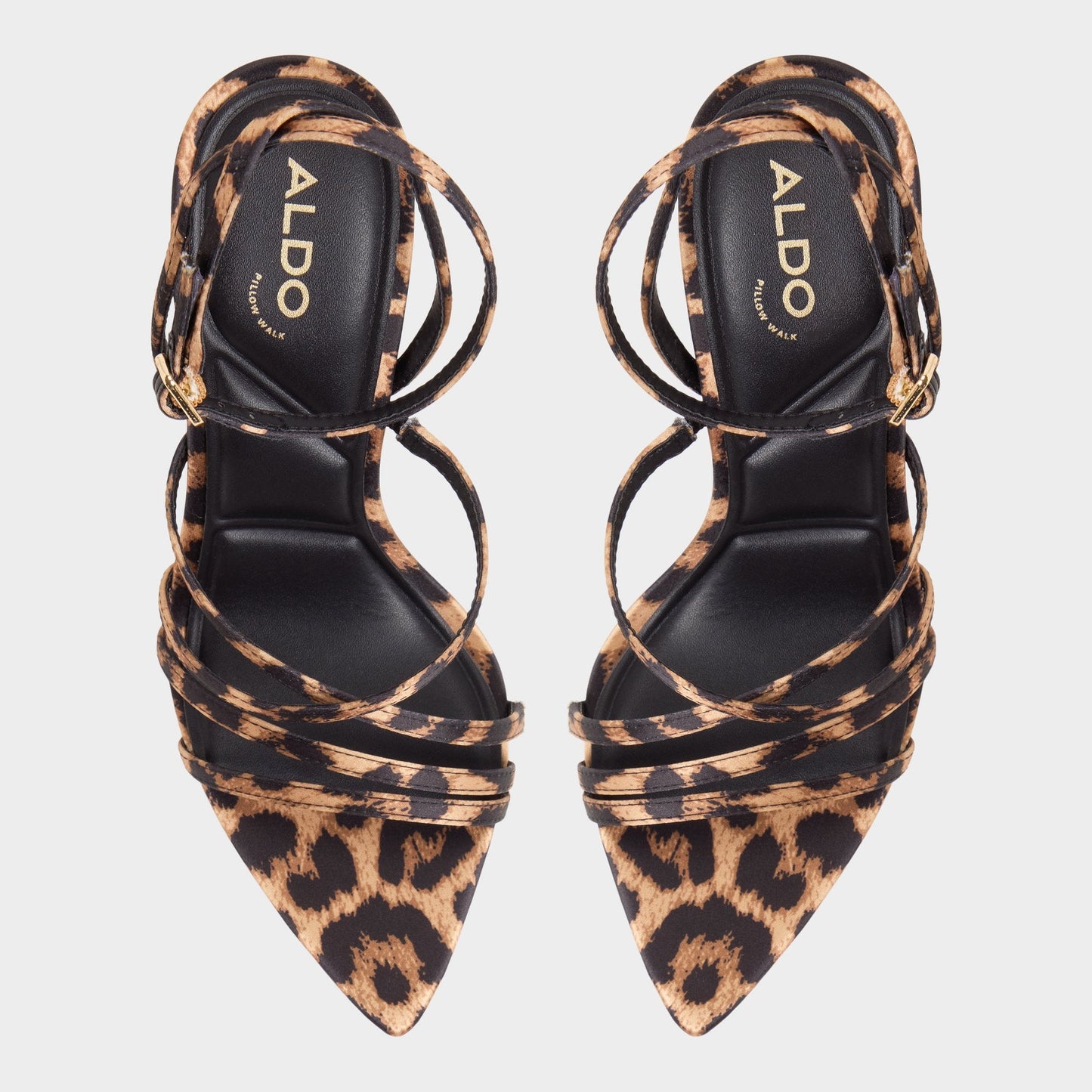 Solania Brown Multi Women's Strappy sandals - Strappy heeled sandal, Stiletto heel Aldo Brown Multi