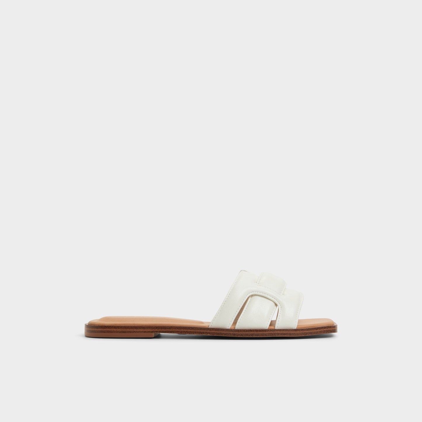 Eleny White Women's Flats - Slide sandal Aldo White