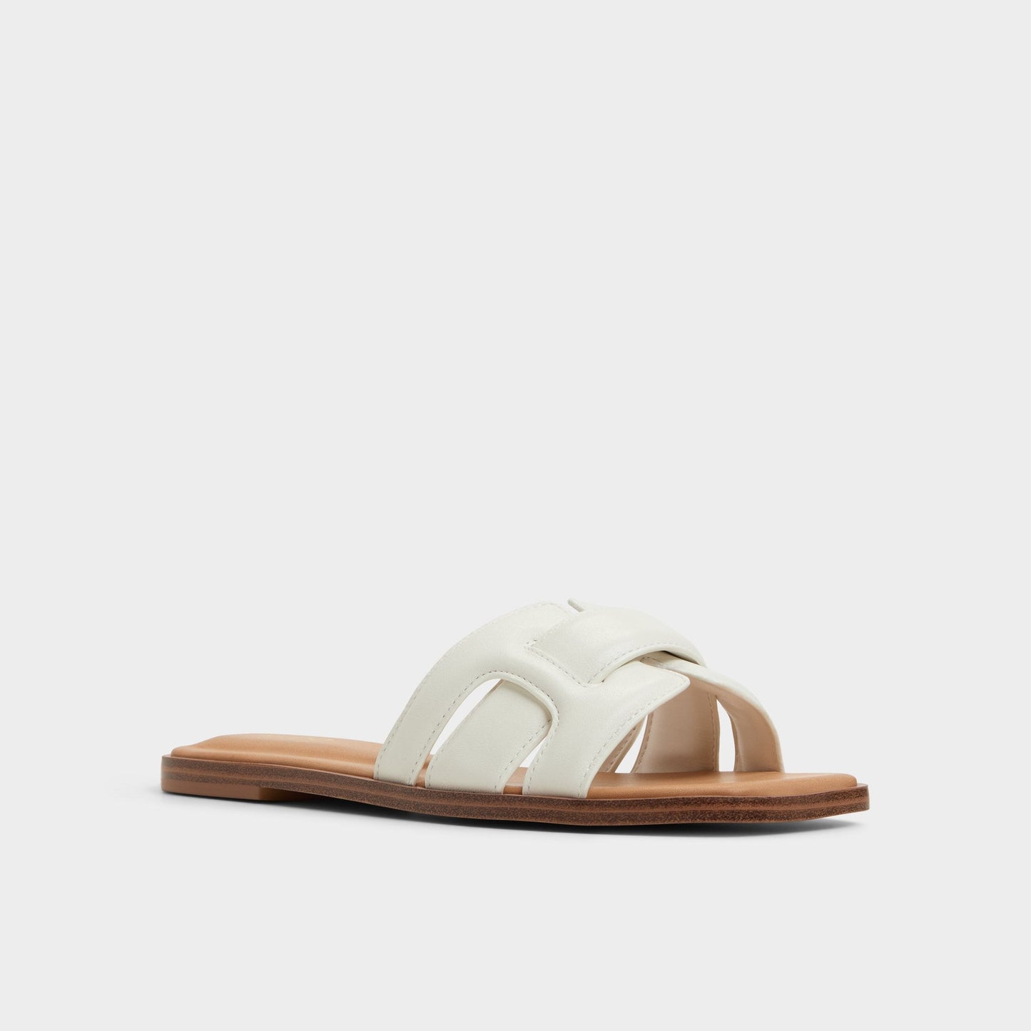 Eleny White Women's Flats - Slide sandal Aldo White