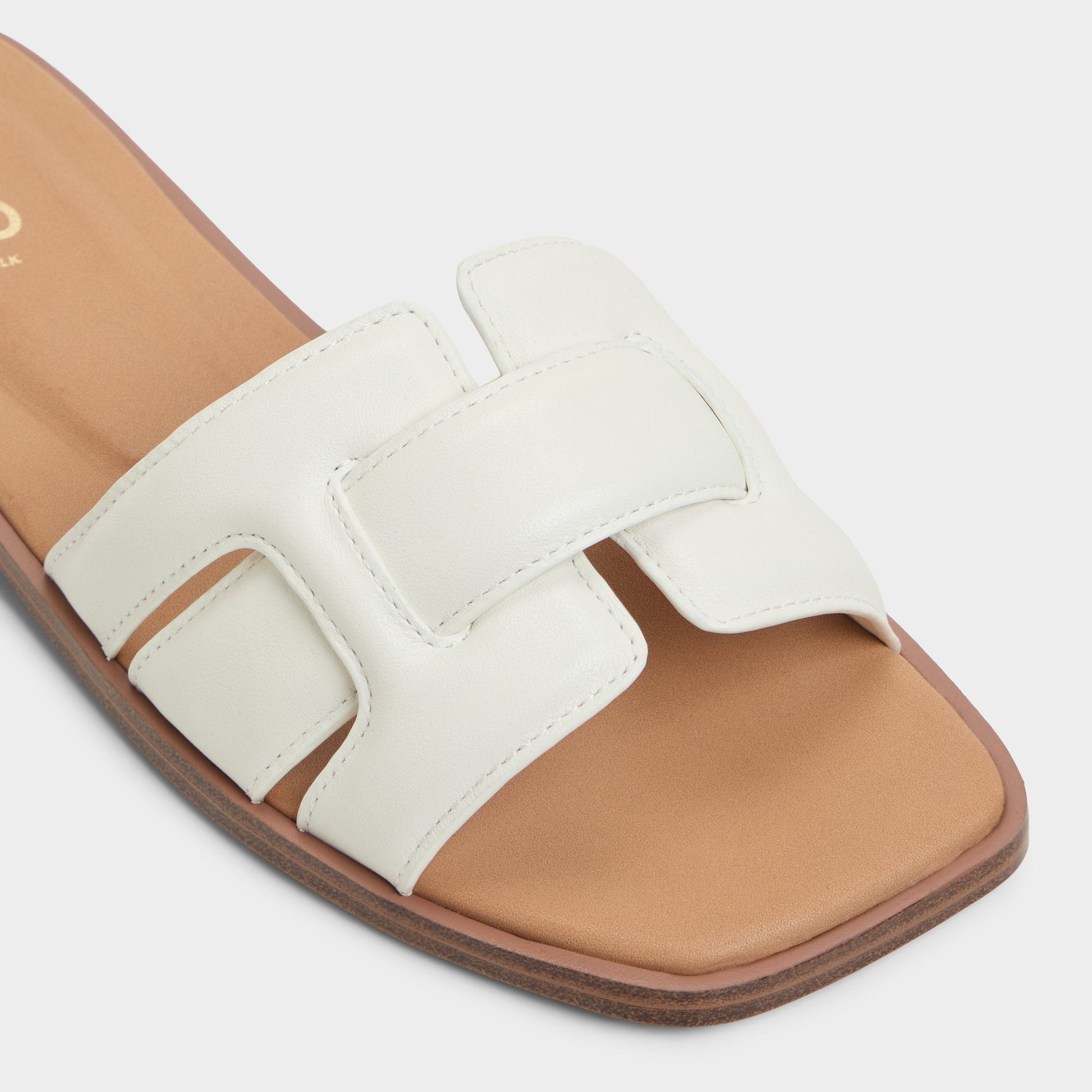 Eleny White Women's Flats - Slide sandal Aldo White