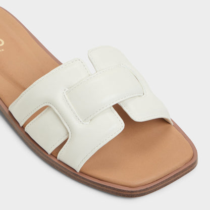 Eleny White Women's Flats - Slide sandal Aldo White