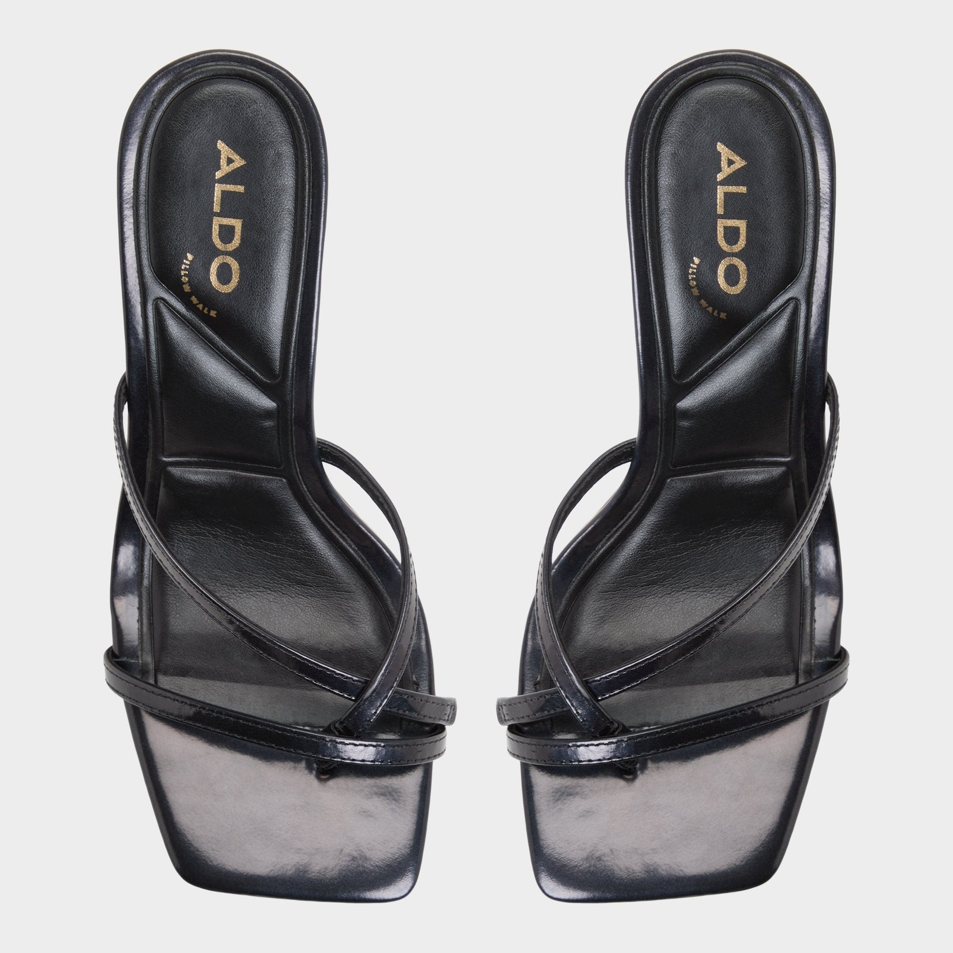 Calypsa Black Women's Animal Prints - Strappy heeled sandal, Block heel Aldo Black
