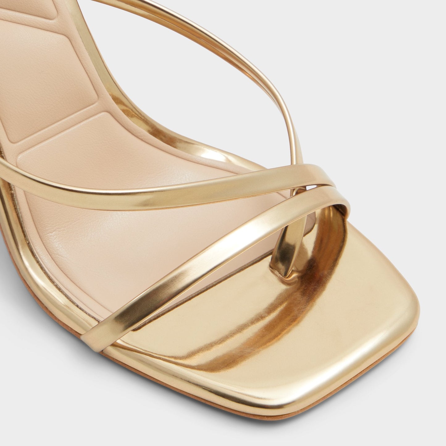 Laurader Gold Women's Block heels - Strappy heeled sandal, Block heel Aldo Gold