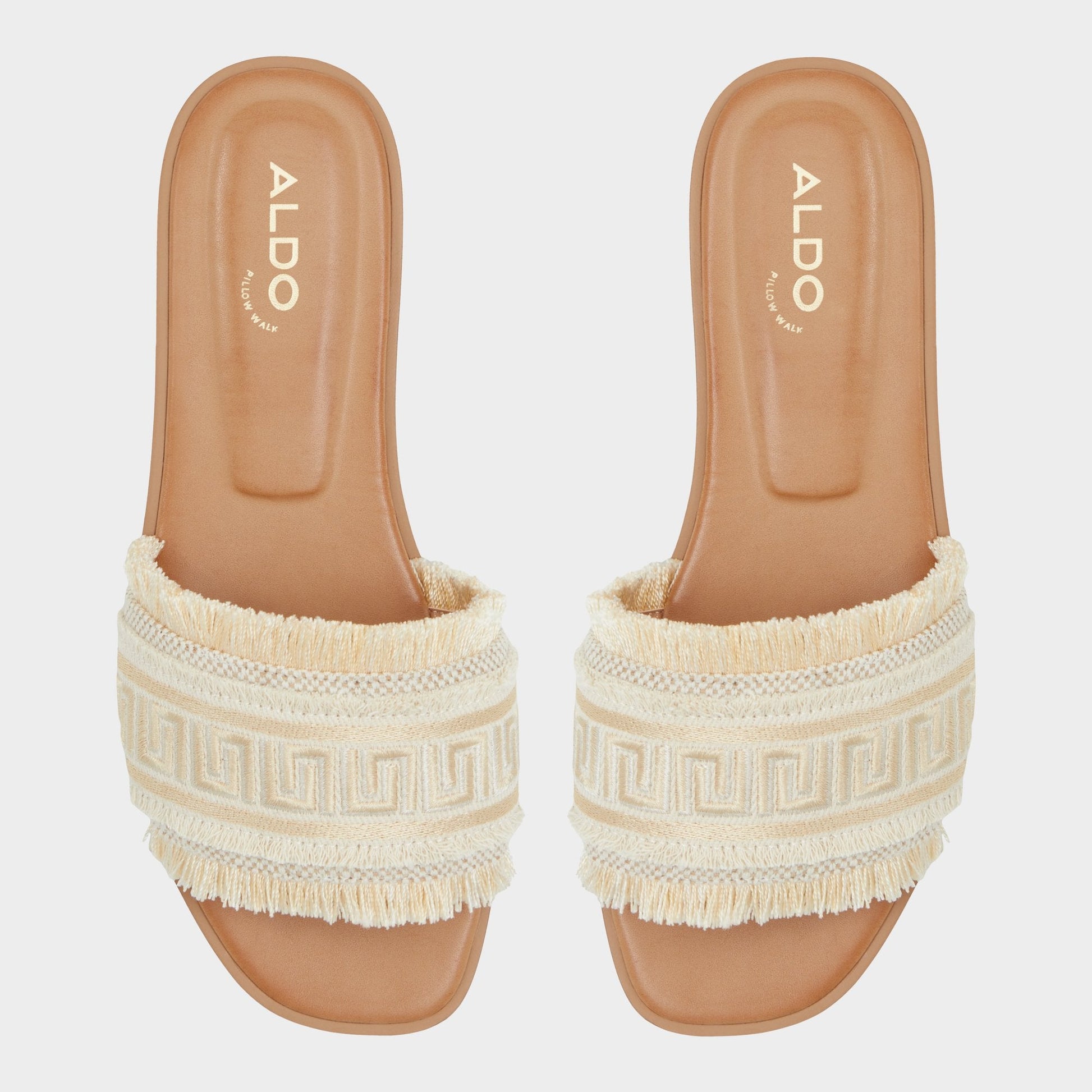 Nalani Gold Women's Flats - Slide sandal Aldo Gold