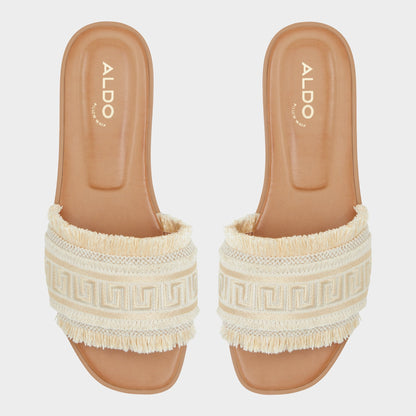 Nalani Gold Women's Flats - Slide sandal Aldo Gold