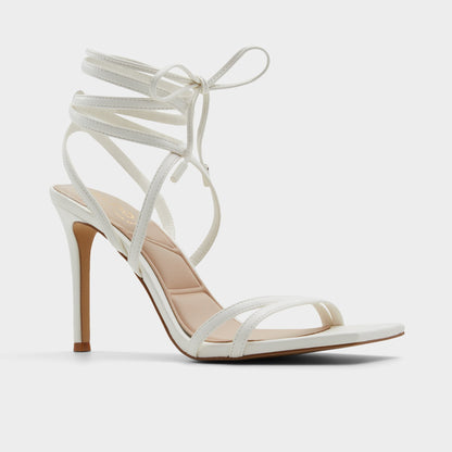 Phaedra in White - Strappy stiletto sandal, Stiletto heel Aldo White