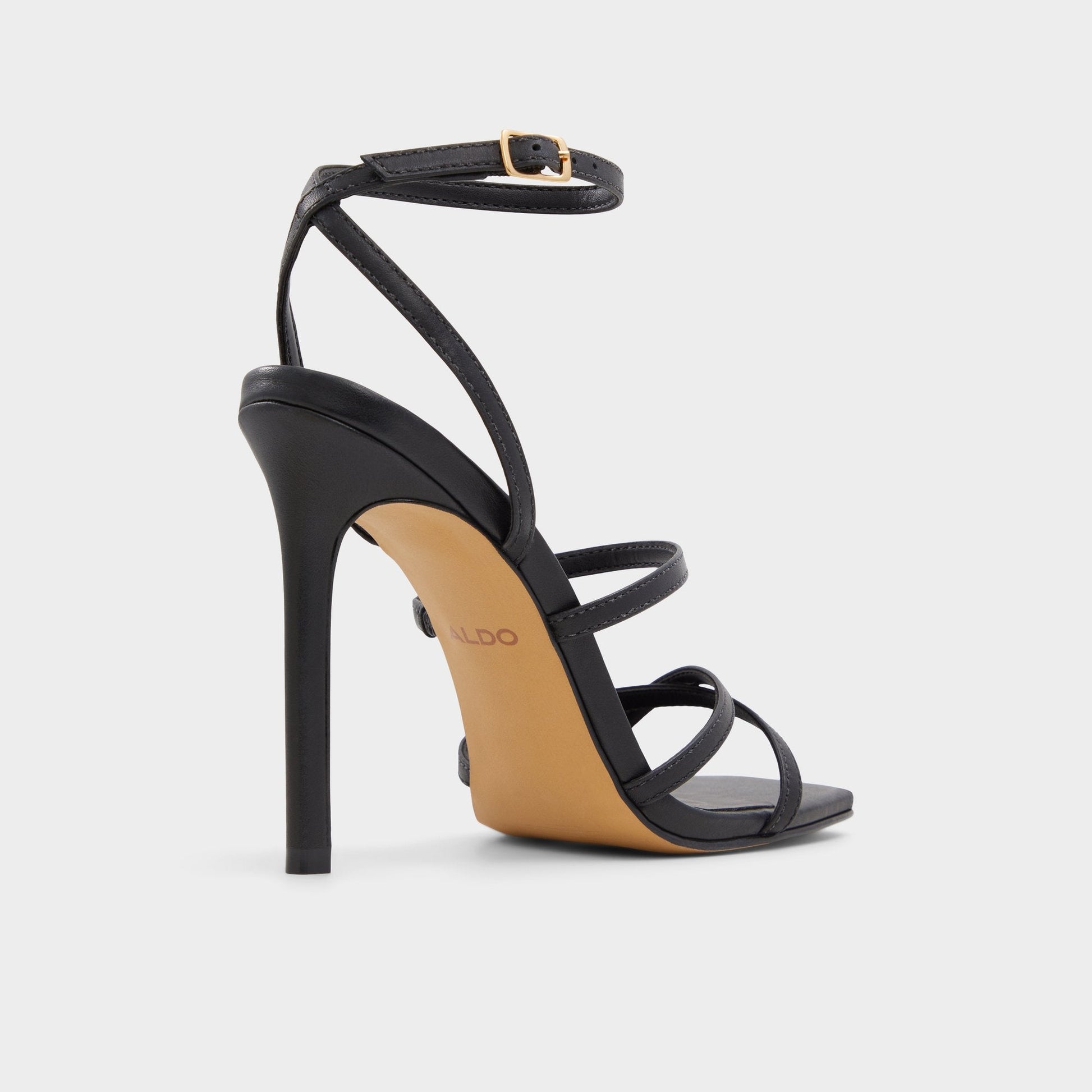 Galoi Black Women's Strappy sandals - Strappy heeled sandal Aldo Black