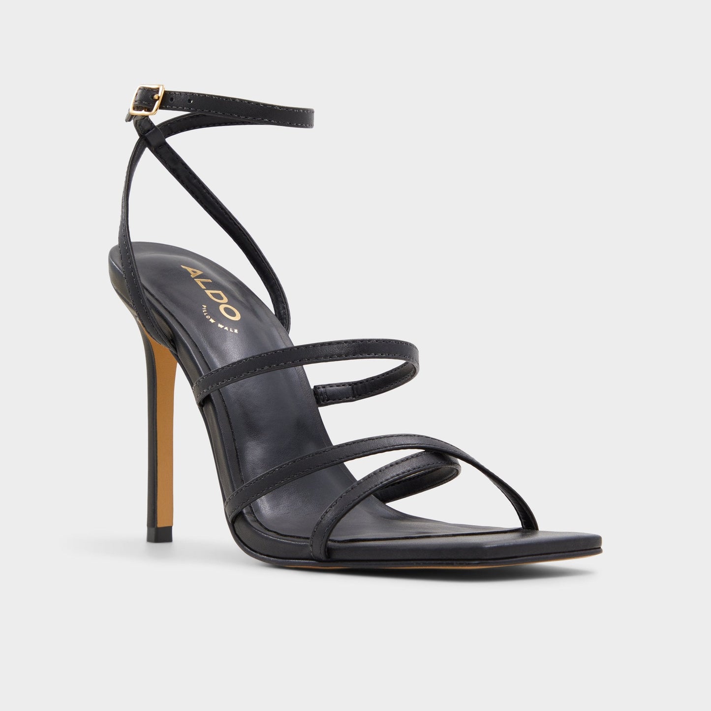 Galoi Black Women's Strappy sandals - Strappy heeled sandal Aldo Black