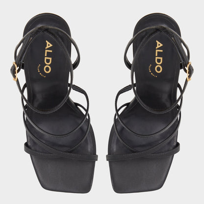 Galoi Black Women's Strappy sandals - Strappy heeled sandal Aldo Black
