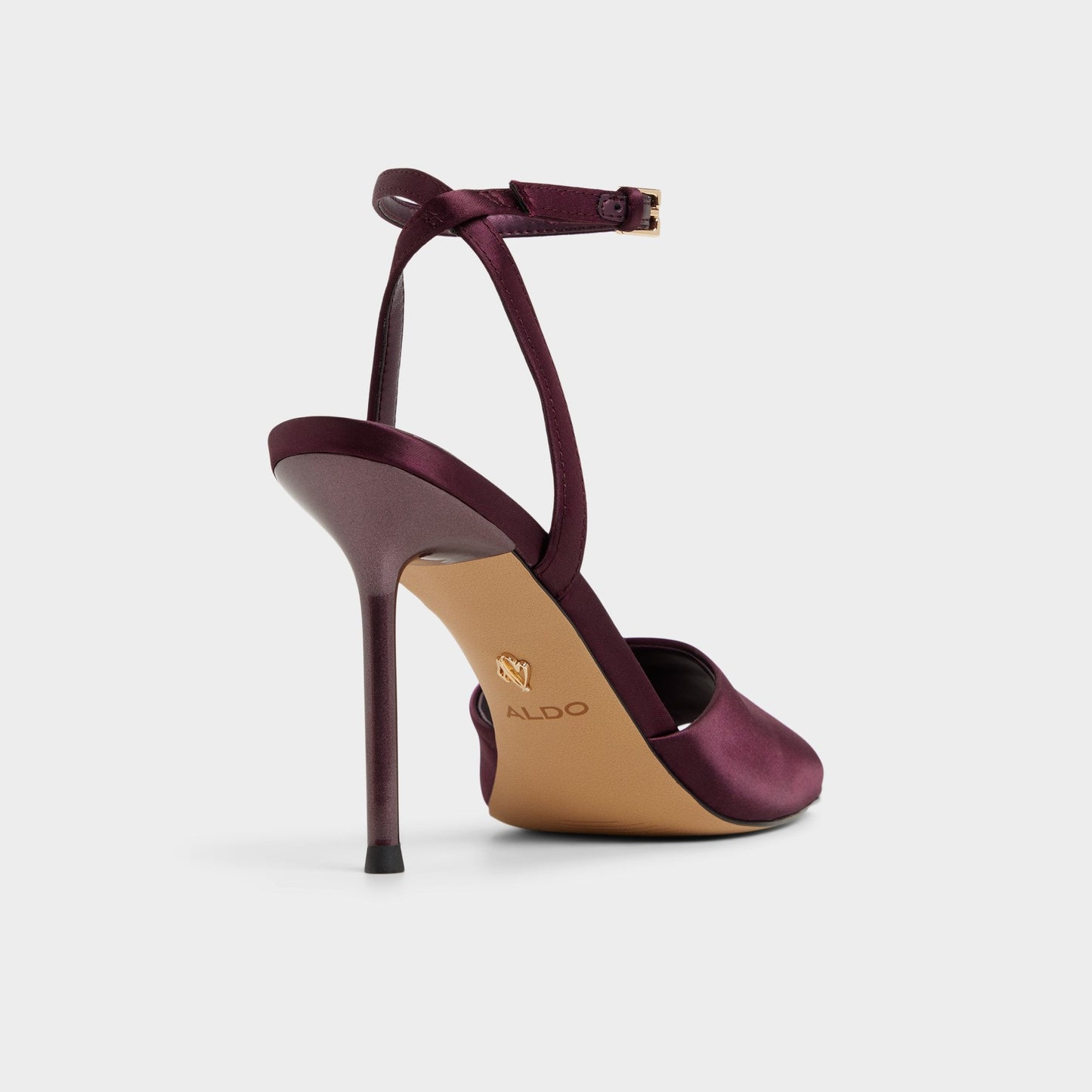 Kaiasien in Bordo 14151896 - Strappy heeled sandal, Stiletto heel Aldo Bordo