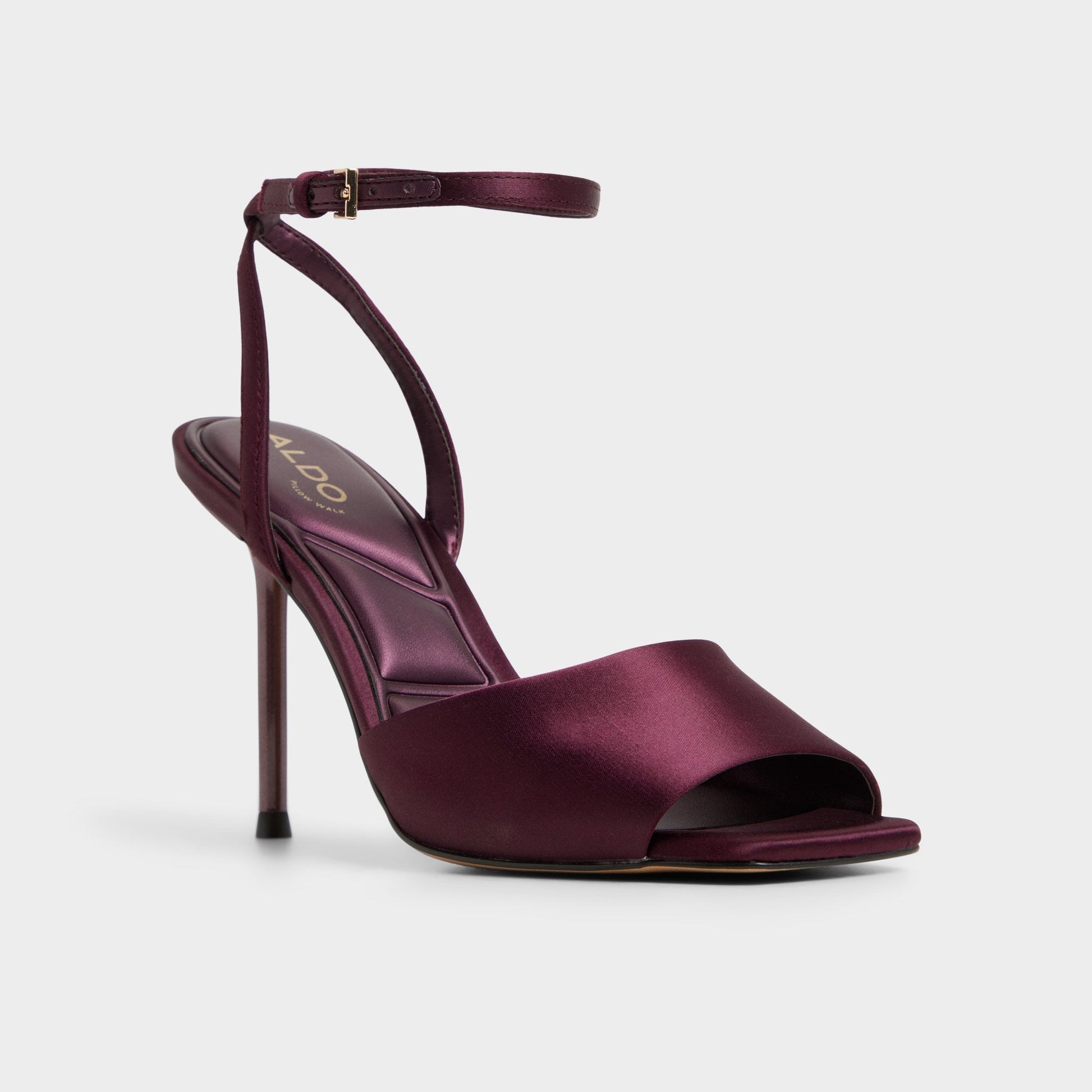Kaiasien in Bordo 14151896 - Strappy heeled sandal, Stiletto heel Aldo Bordo