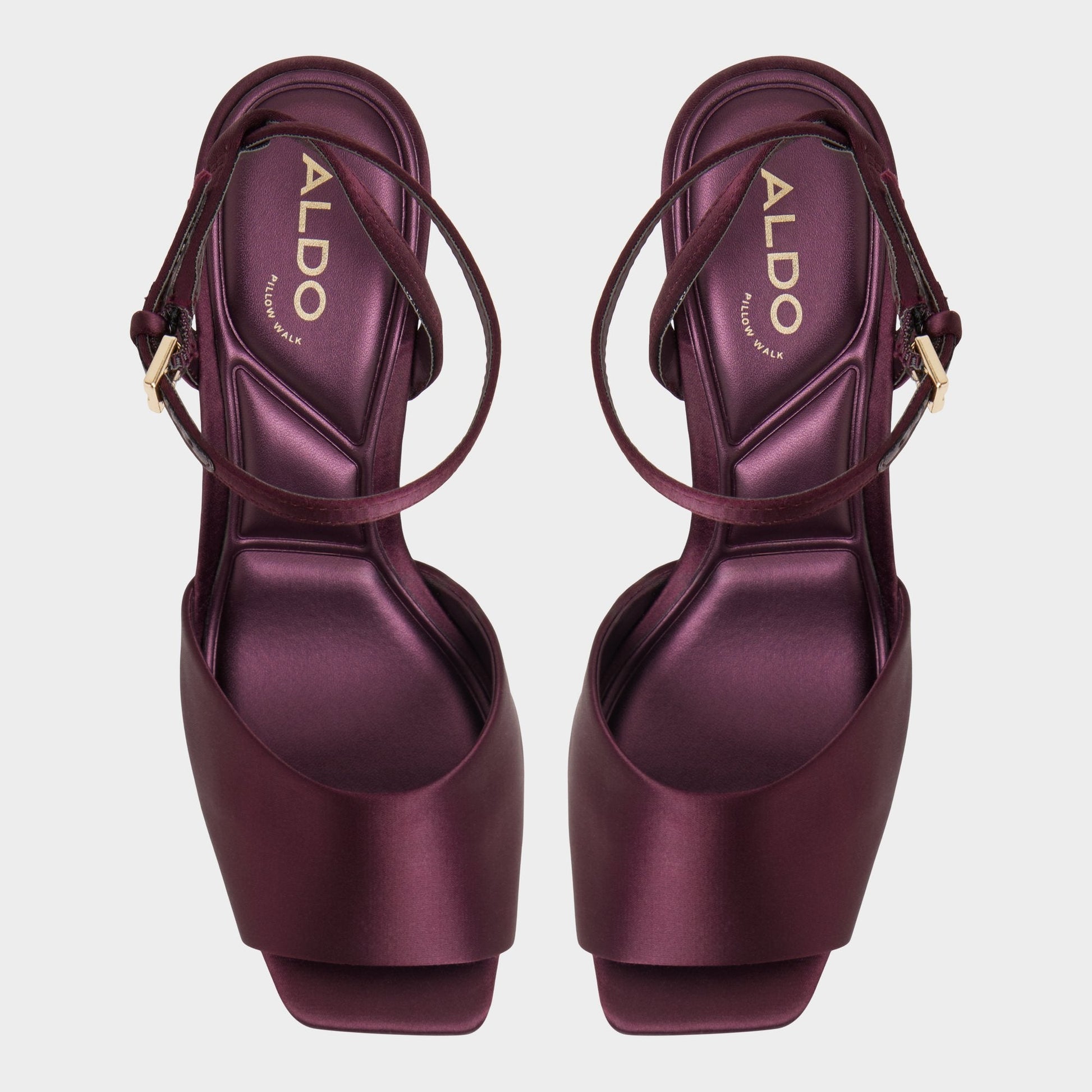 Kaiasien in Bordo 14151896 - Strappy heeled sandal, Stiletto heel Aldo Bordo