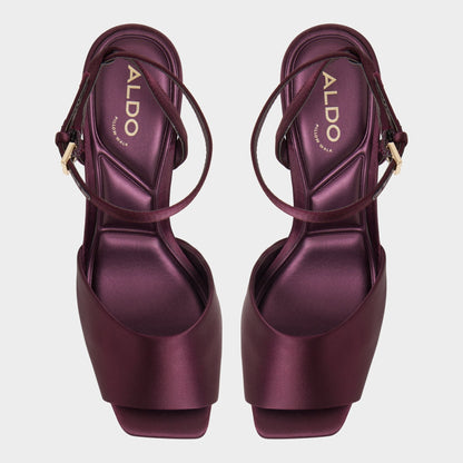 Kaiasien in Bordo 14151896 - Strappy heeled sandal, Stiletto heel Aldo Bordo