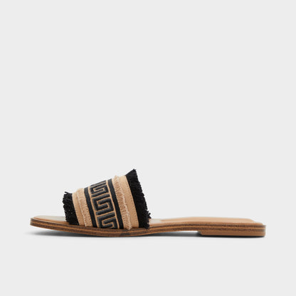 Nalani Open Black Women's Flats - Slide sandal Aldo Open Black