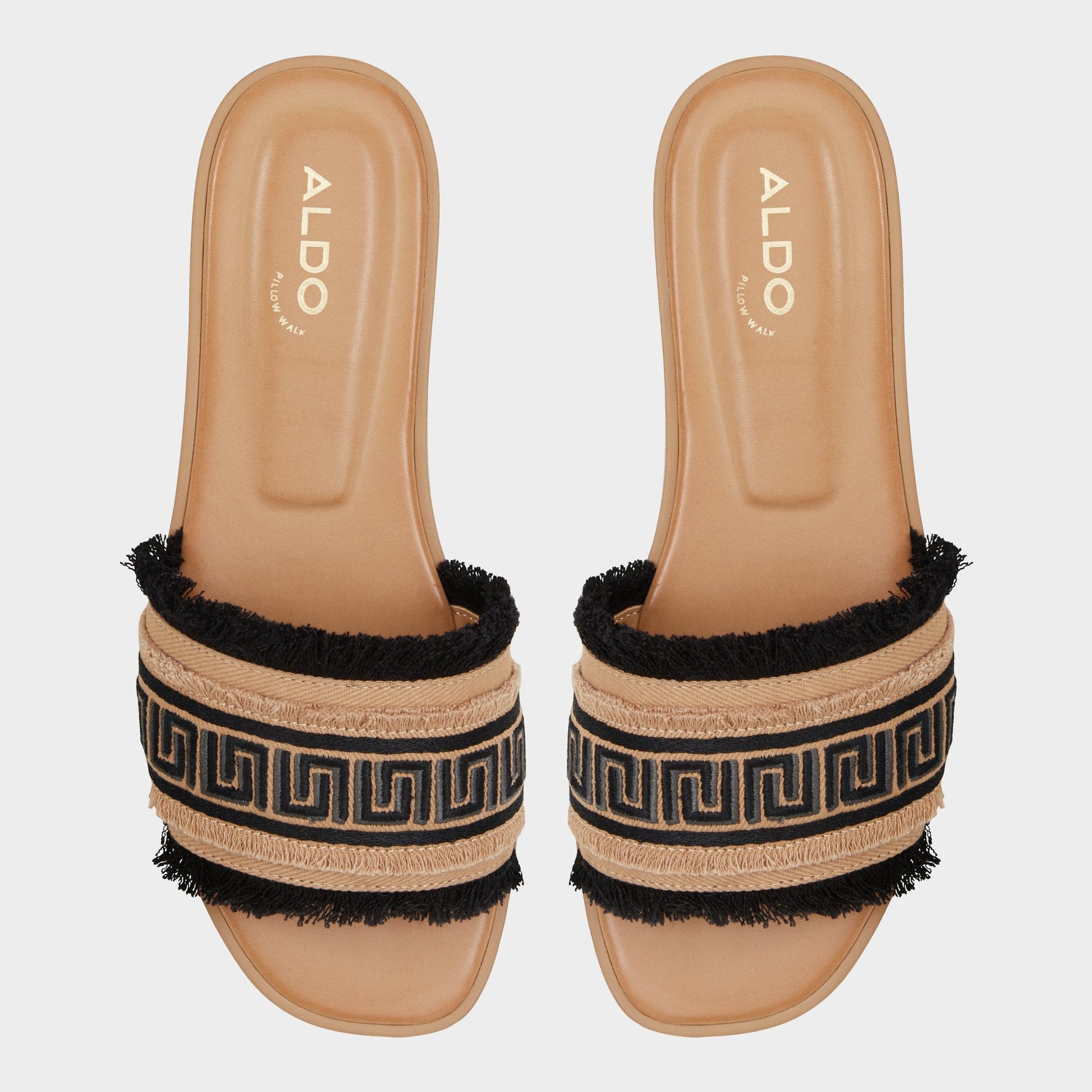 Nalani Open Black Women's Flats - Slide sandal Aldo Open Black
