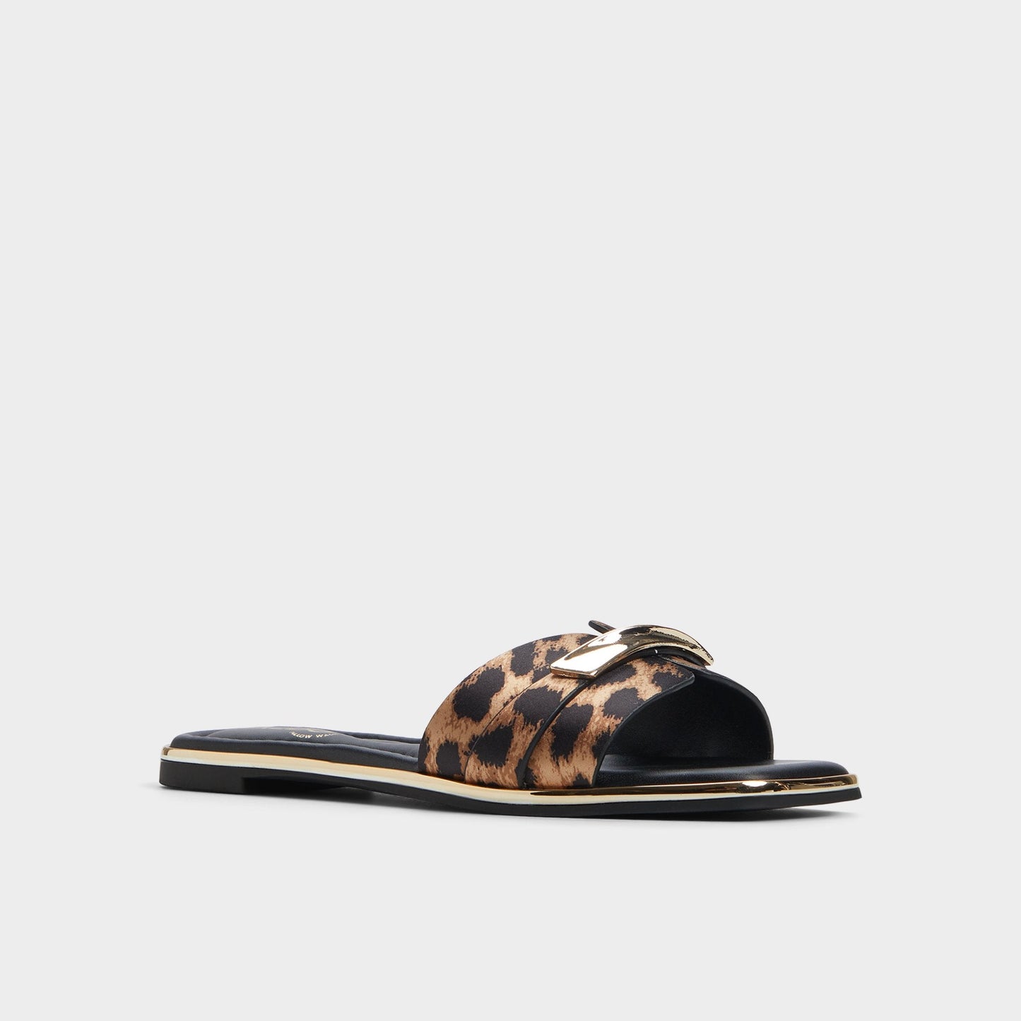 Darlina Brown Multi Women's Flats - Slide sandal Aldo Brown multi
