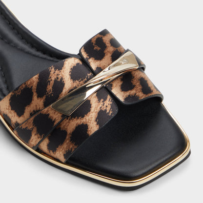 Darlina Brown Multi Women's Flats - Slide sandal Aldo Brown multi
