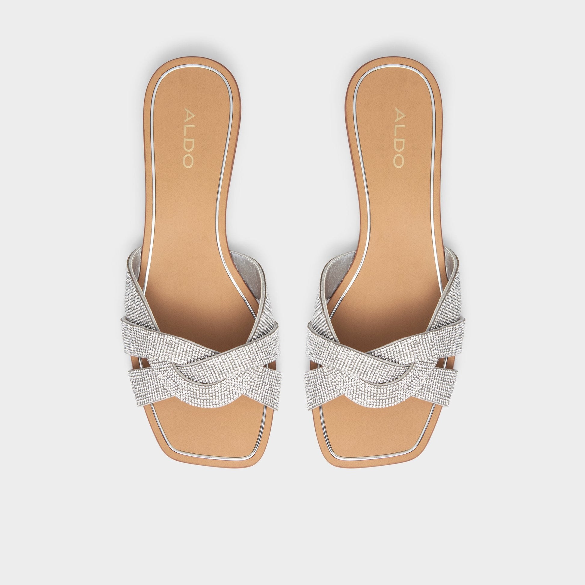 Coredith Silver Women's Flats - Slide sandal Aldo Silver
