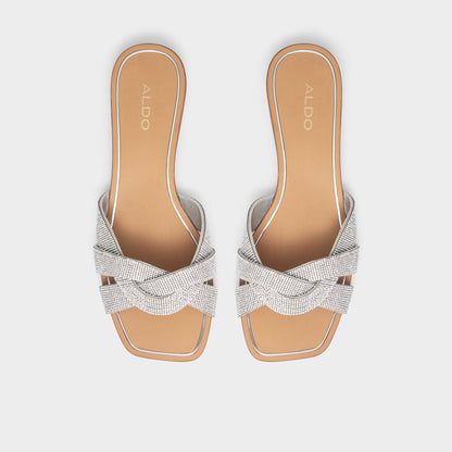 Coredith Silver Women's Flats - Slide sandal Aldo Silver