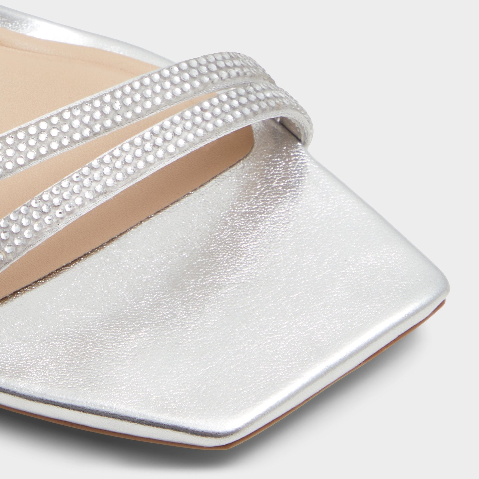 Phaedra in Silver - Strappy stiletto sandal Aldo Silver