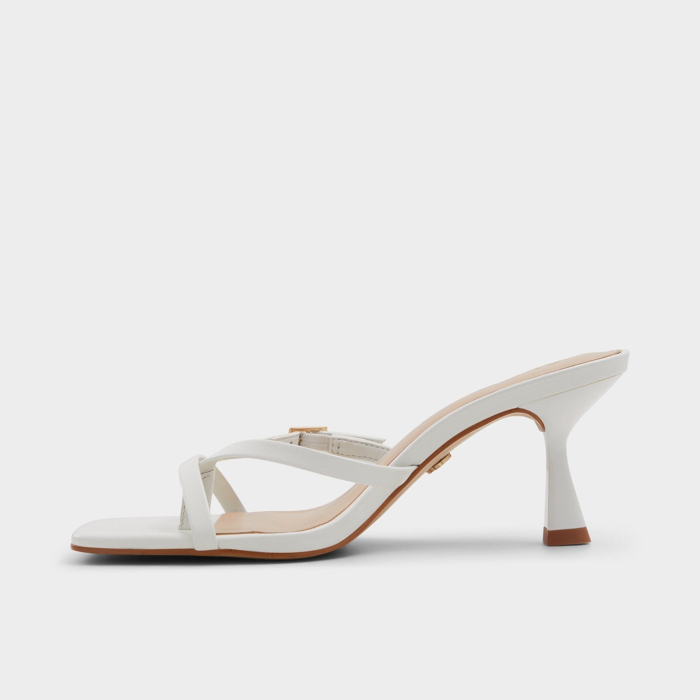 Gannever White/Bone Women's Heeled sandals -  Aldo White/Bone