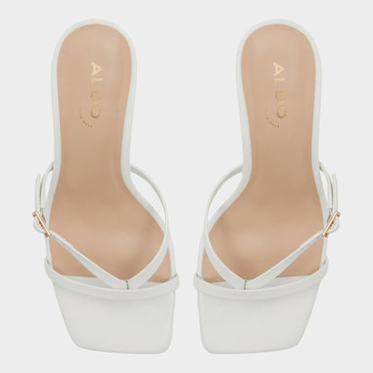 Gannever White/Bone Women's Heeled sandals -  Aldo White/Bone