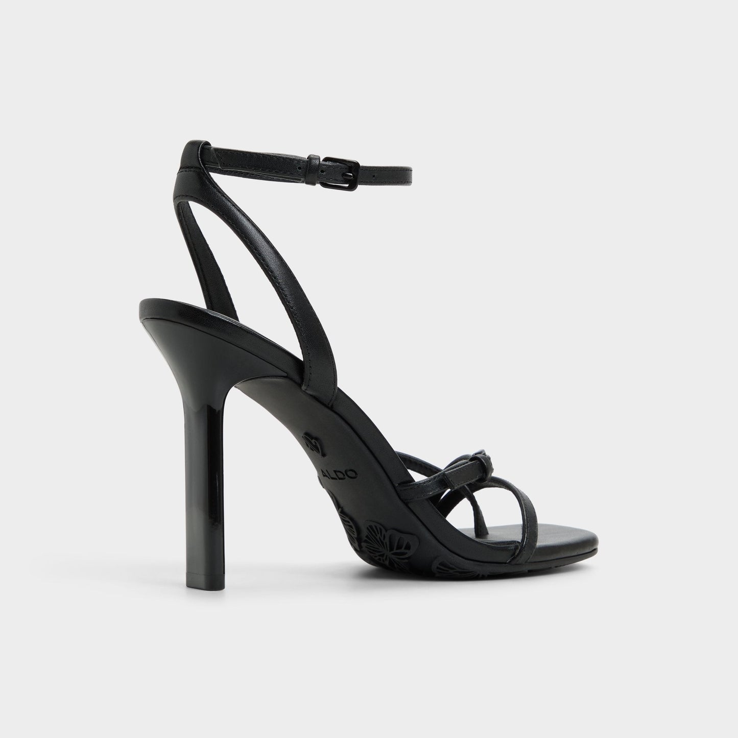 Conney Black Women's Heeled sandals - Strappy heeled sandal, Stiletto heel Aldo Black