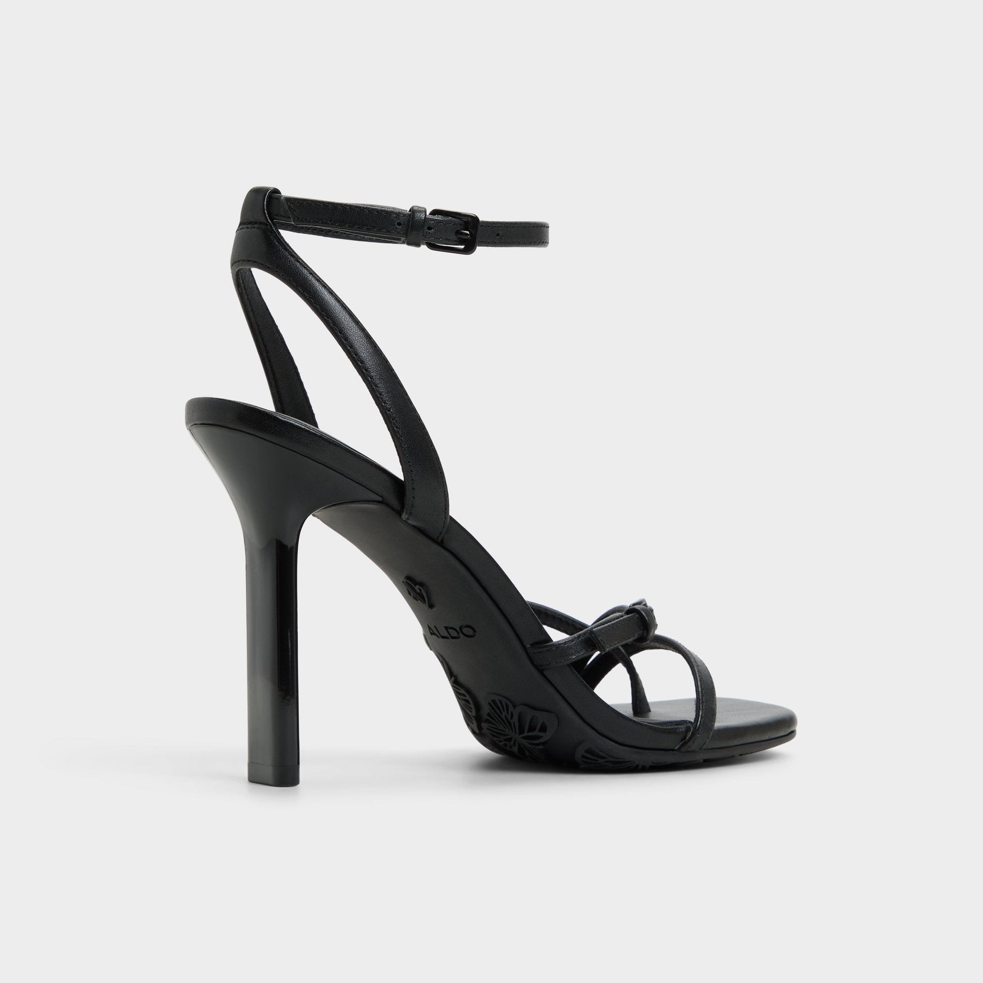Conney Black Women's Heeled sandals - Strappy heeled sandal, Stiletto heel Aldo Black