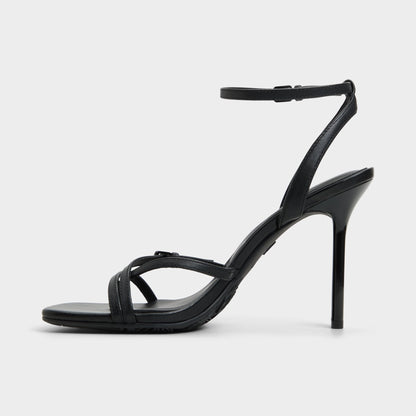 Conney Black Women's Heeled sandals - Strappy heeled sandal, Stiletto heel Aldo Black