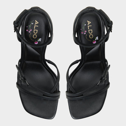 Conney Black Women's Heeled sandals - Strappy heeled sandal, Stiletto heel Aldo Black