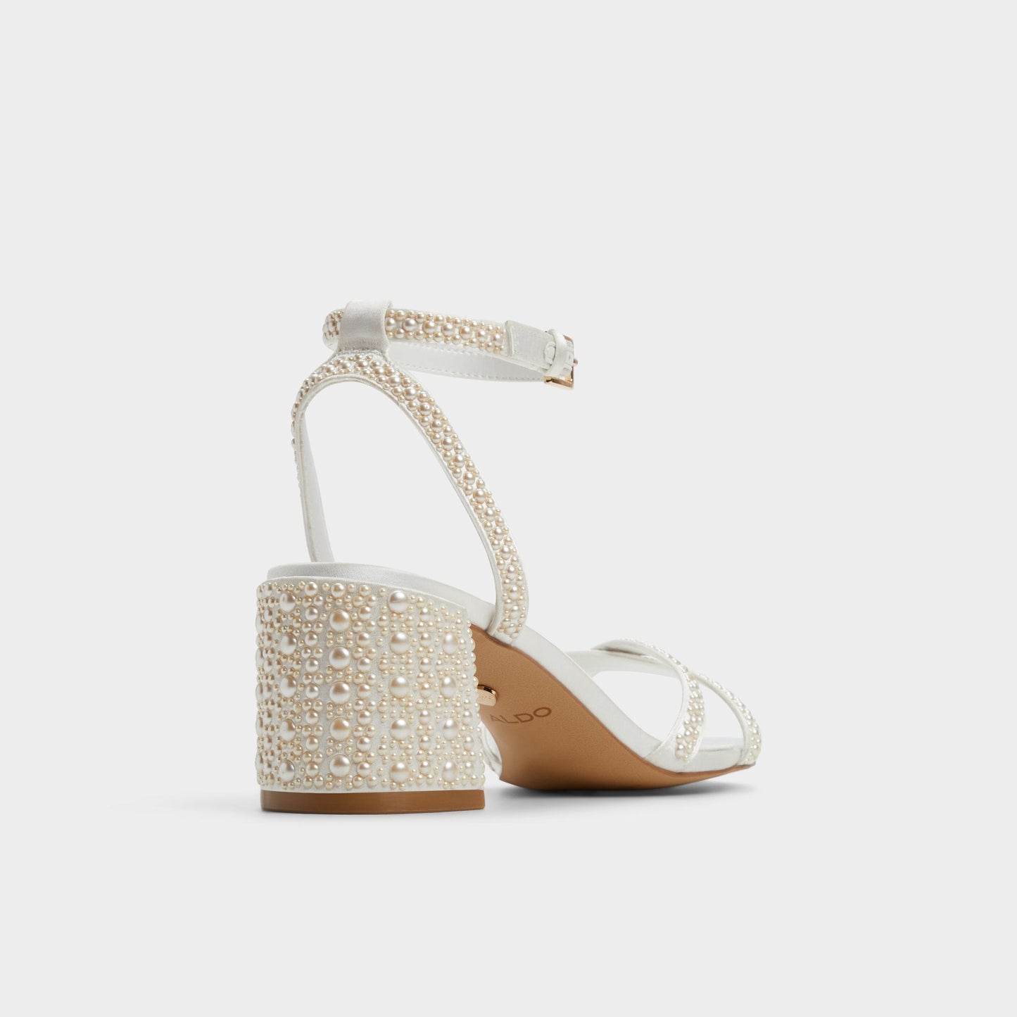 Bouclettie Other White Women's Block heels - Strappy heeled sandal, Block heel Aldo Other White