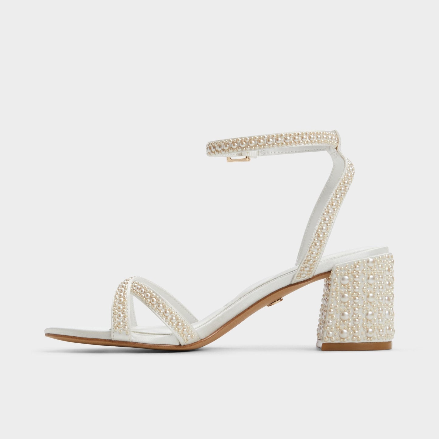 Bouclettie Other White Women's Block heels - Strappy heeled sandal, Block heel Aldo Other White