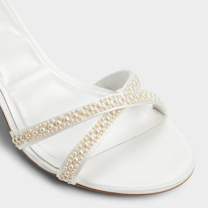 Bouclettie Other White Women's Block heels - Strappy heeled sandal, Block heel Aldo Other White