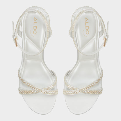 Bouclettie Other White Women's Block heels - Strappy heeled sandal, Block heel Aldo Other White