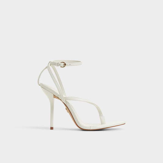 Abyfindley White/Bone Women's Strappy sandals - Heeled flip flop Aldo White/Bone