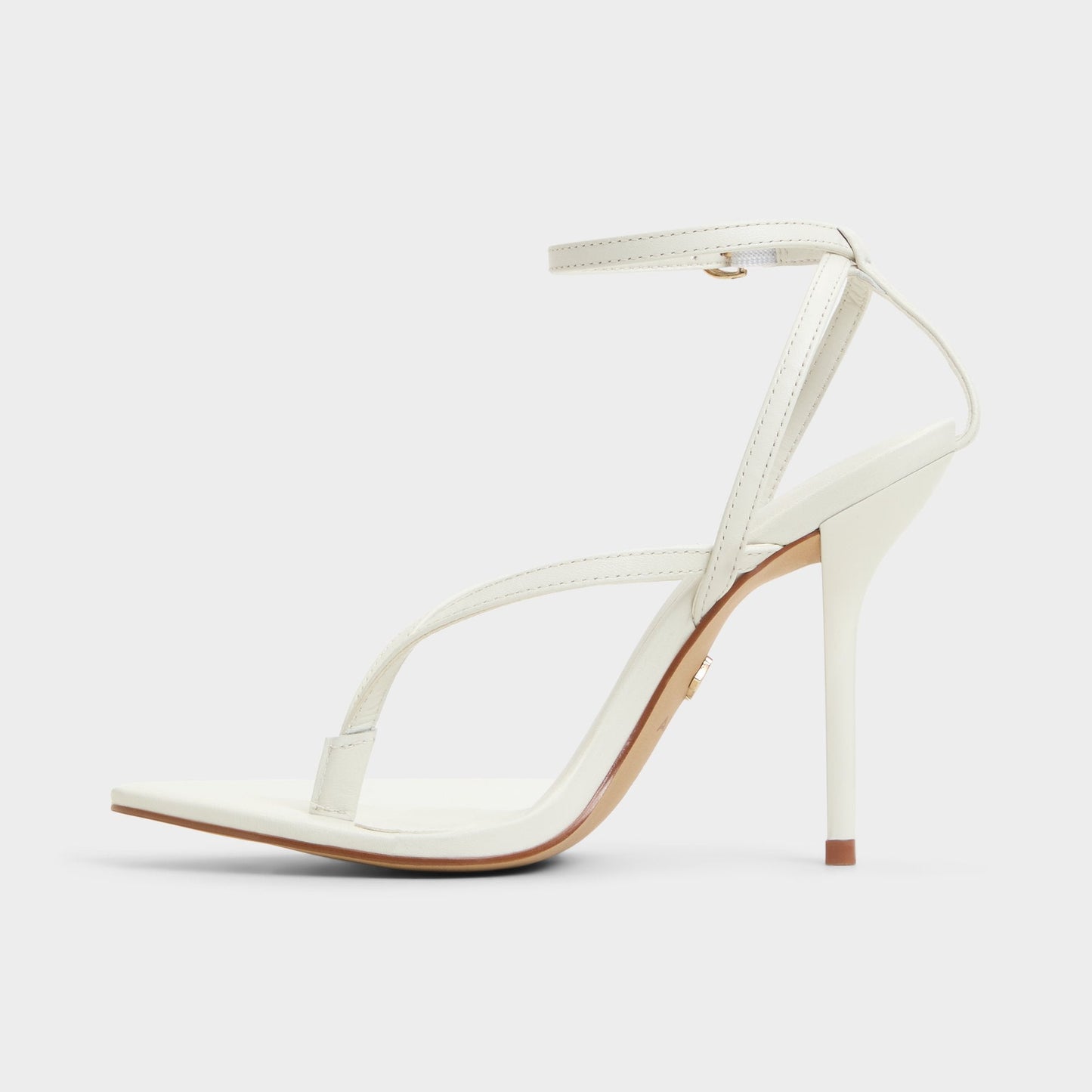 Abyfindley White/Bone Women's Strappy sandals - Heeled flip flop Aldo White/Bone