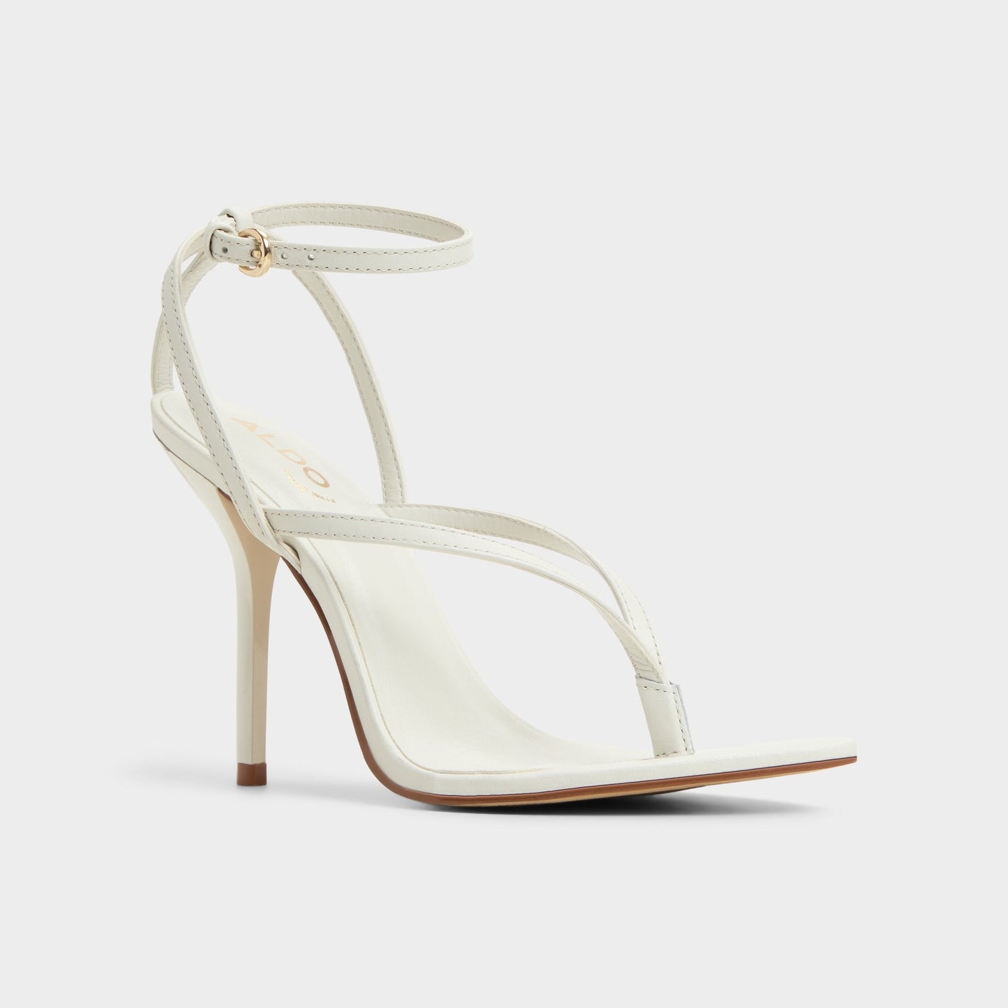 Abyfindley White/Bone Women's Strappy sandals - Heeled flip flop Aldo White/Bone