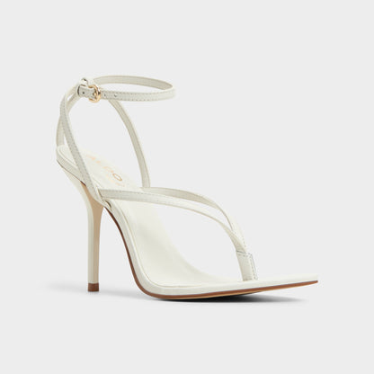 Abyfindley White/Bone Women's Strappy sandals - Heeled flip flop Aldo White/Bone