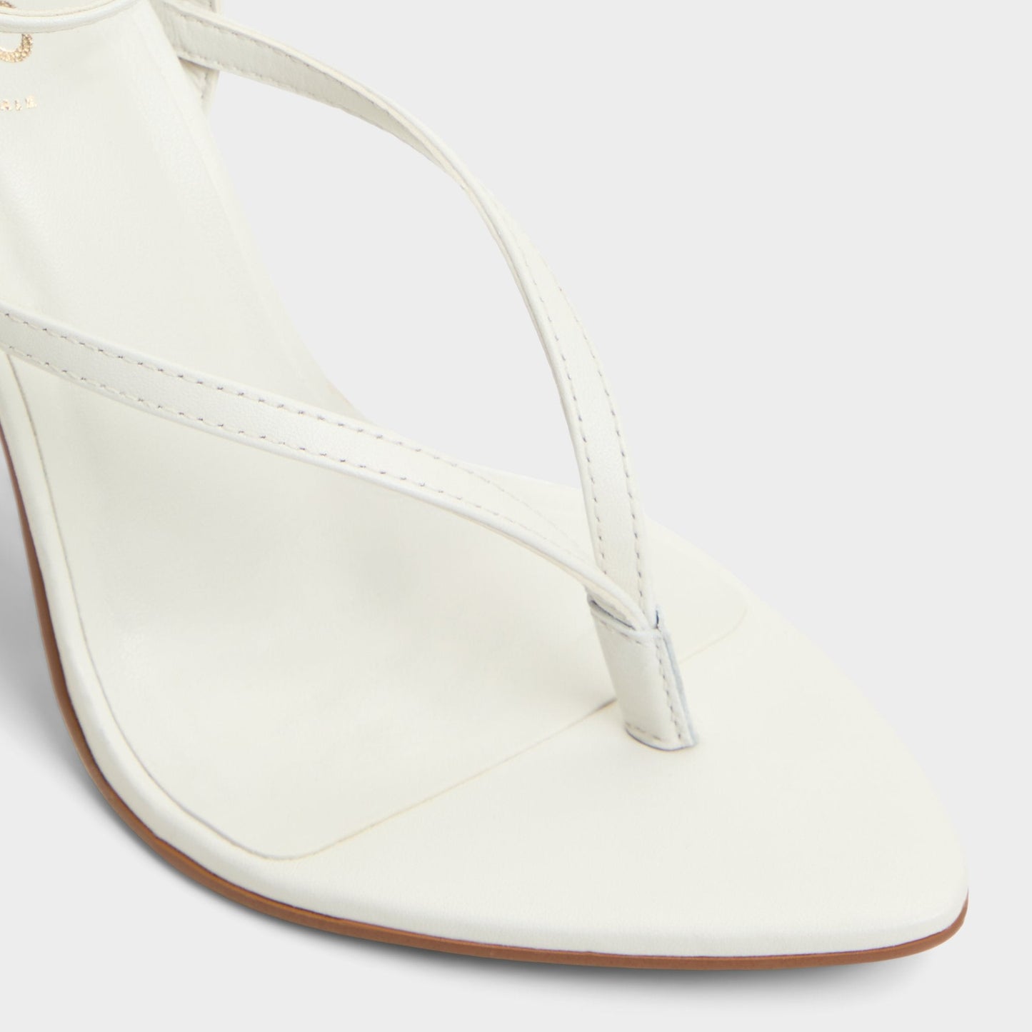 Abyfindley White/Bone Women's Strappy sandals - Heeled flip flop Aldo White/Bone
