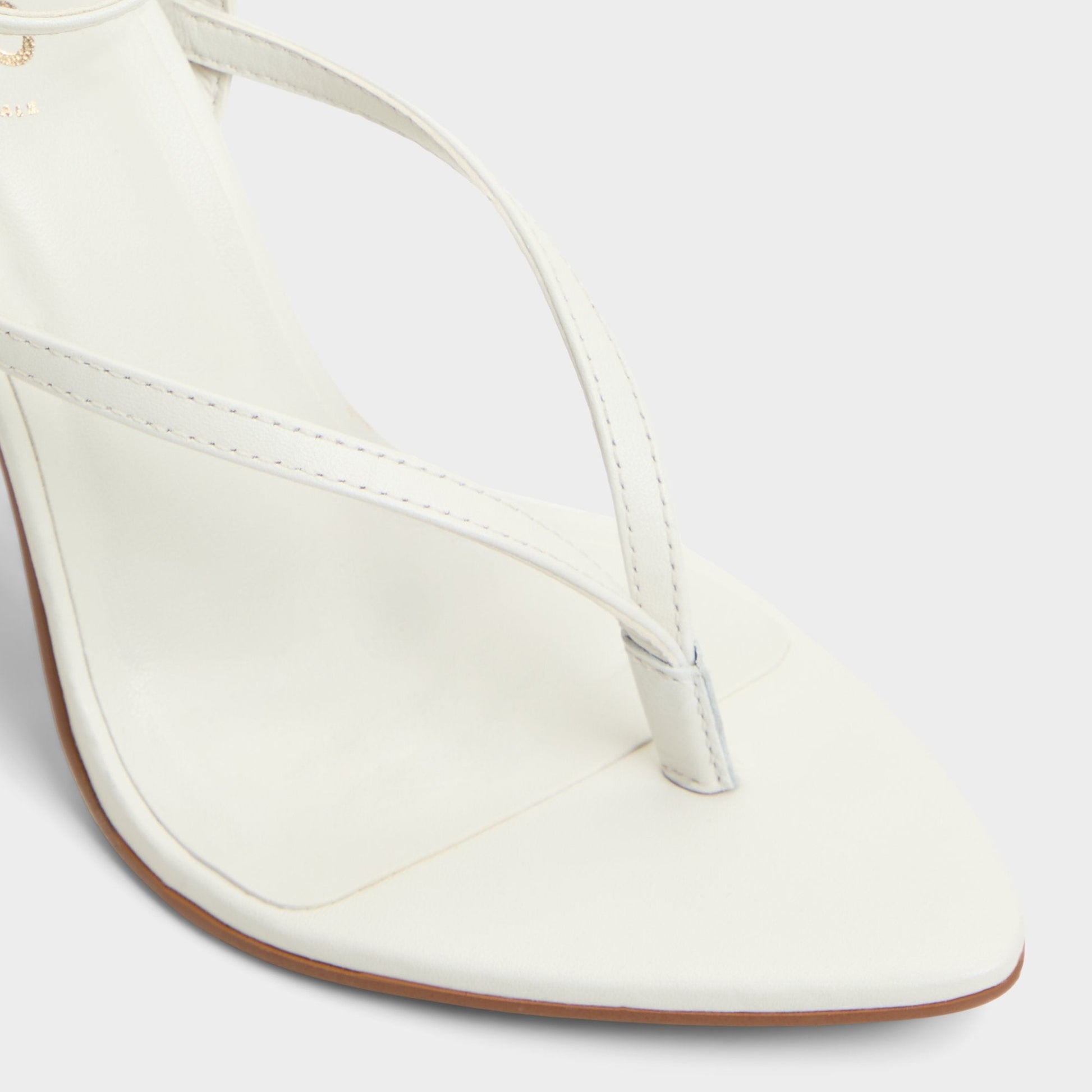Abyfindley White/Bone Women's Strappy sandals - Heeled flip flop Aldo White/Bone