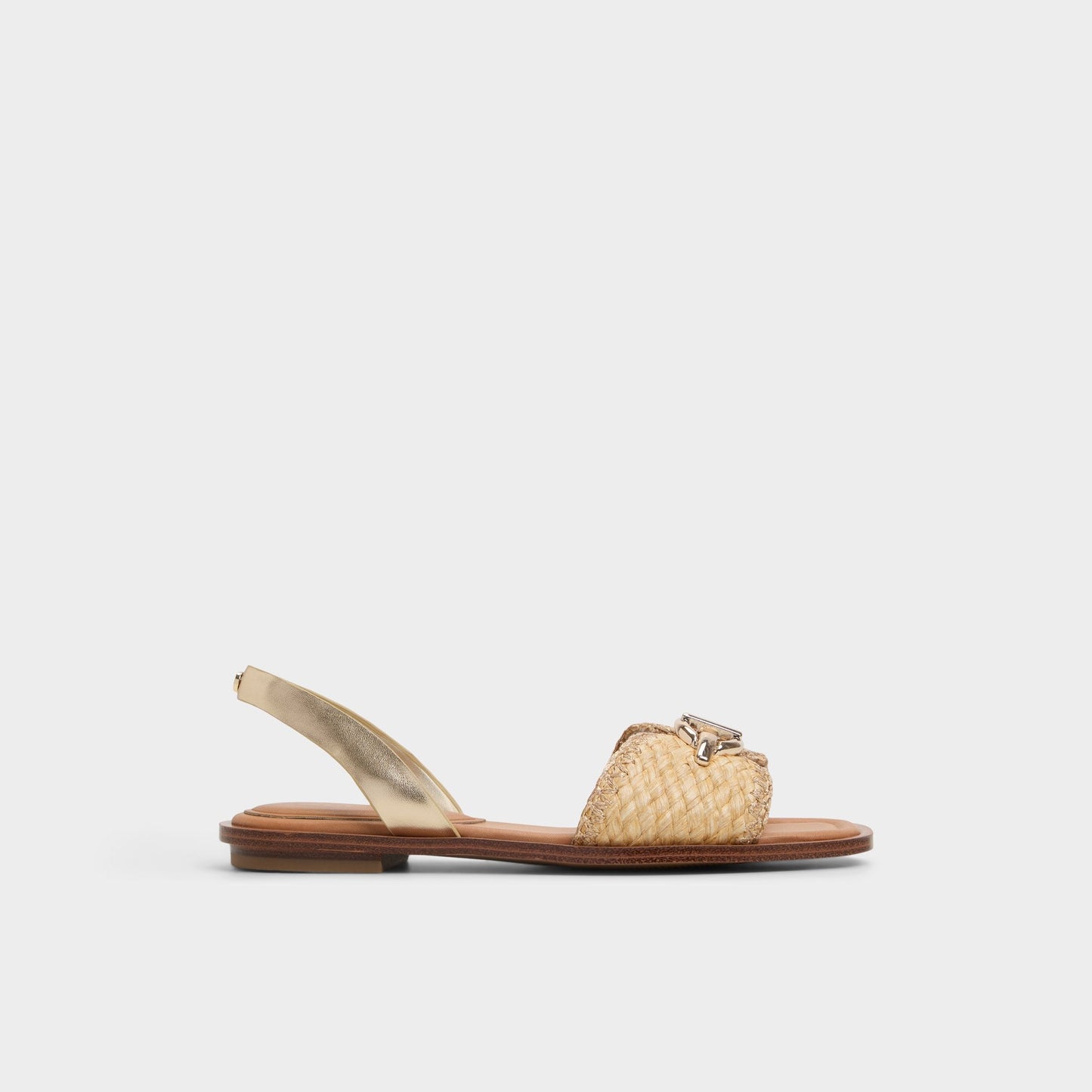 Goassi Gold Women's Iridescent metallics - Flat sandal Aldo Gold
