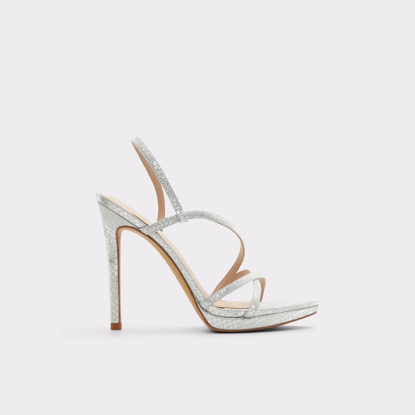 Resurge in Silver - Strappy stiletto sandal, Stiletto heel Aldo Silver