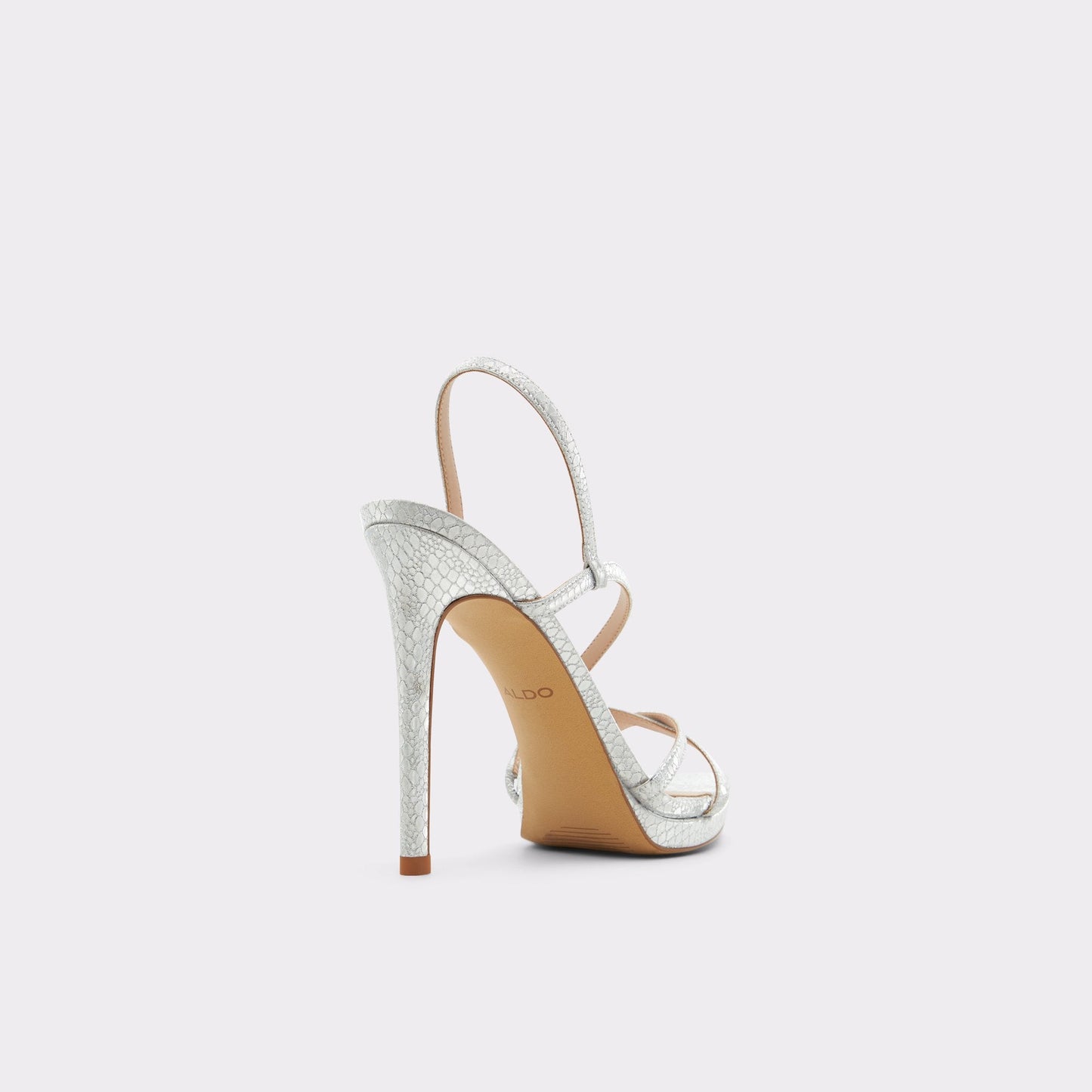 Resurge in Silver - Strappy stiletto sandal, Stiletto heel Aldo Silver