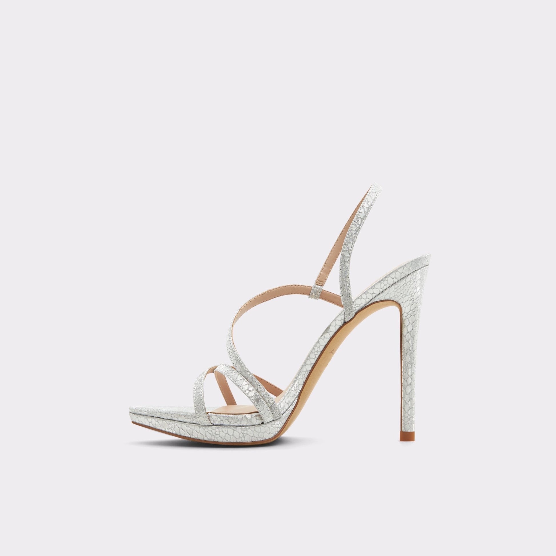 Resurge in Silver - Strappy stiletto sandal, Stiletto heel Aldo Silver